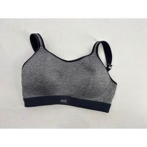 Panache Sport Grey Marl Underwire High Impact Sports Bra 7341B 36DD
